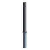 Ornamental bollard | steel tube � 102 mm | removable, with profile cylinder lock, three keys incl.acc. with DIN 3223, self-engaging lockwith hot-dip galvanized ground socket part-no. 470.10